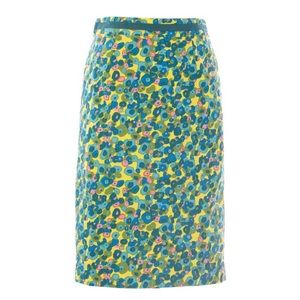 Boden Multicolored Floral Pencil Skirt